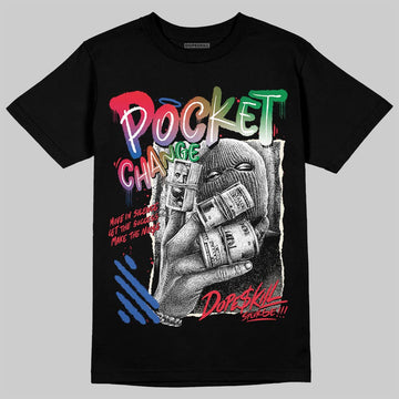 Jordan 11 City Pack “285” Atlanta DopeSkill T-Shirt Pocket Change Graphic Streetwear - Black