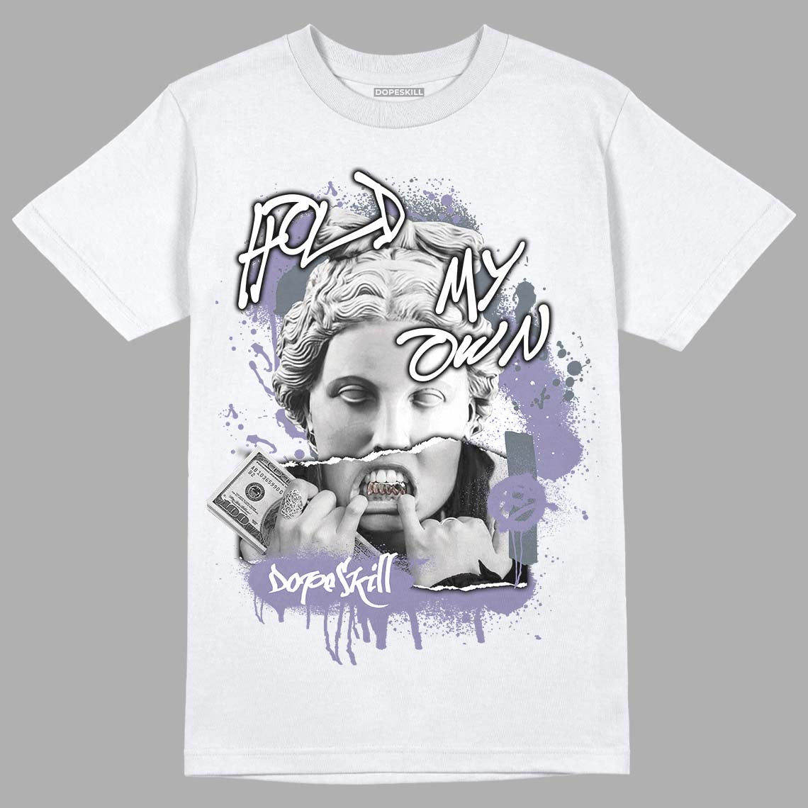 Indigo Haze 5s DopeSkill T-Shirt Hold My Own Graphic – DOPESKILL®