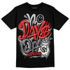 Jordan Spizike Low Bred DopeSkill T-Shirt No Days Off Graphic Streetwear - Black