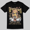 TAN Sneakers DopeSkill T-Shirt Drip Harder Graphic Streetwear - Black