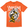 Jordan 3 Georgia Peach DopeSkill Orange T-shirt Money Loves Me Graphic Streetwear