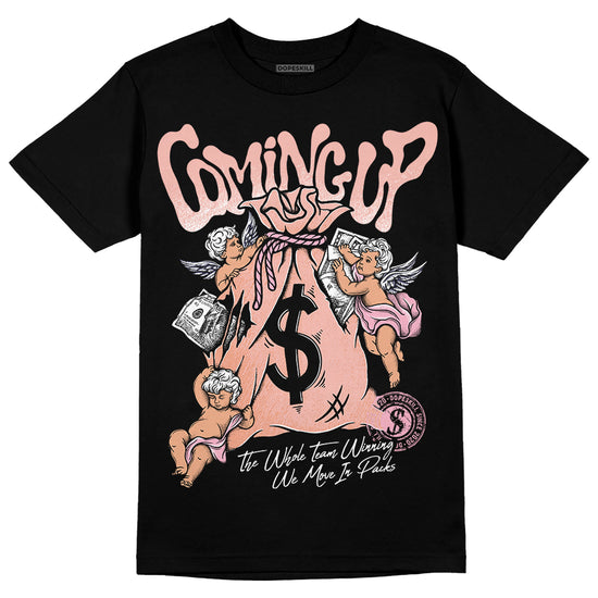 Jordan 11 Low “Legend Pink” DopeSkill T-Shirt Money Bag Coming Up Graphic Streetwear - Black