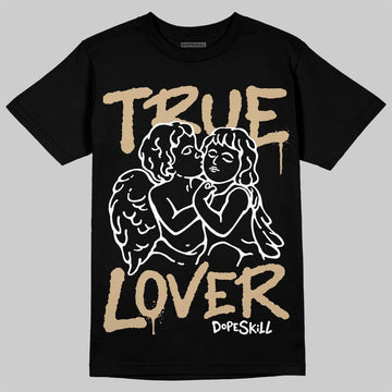 TAN Sneakers DopeSkill T-Shirt True Lover Graphic Streetwear - Black
