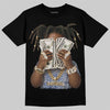 Jordan Spizike Low “Storm Blue” DopeSkill T-Shirt Rich Youth Graphic Streetwear  Black