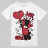 Jordan 12 Retro Flu Game (2025) DopeSkill T-Shirt Love Sick Graphic Streetwear - White 