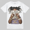 Jordan 1 Retro Low OG Zion Williamson Voodoo Alternate DopeSkill T-Shirt Rich Youth Graphic Streetwear - White