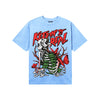 University Blue Sneakers DopeSkill T-Shirt Keepin' It Real Graphic Streetwear - Carolina Blue
