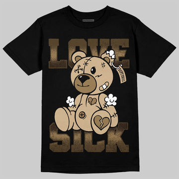 TAN Sneakers DopeSkill T-Shirt Love Sick Graphic Streetwear - Black