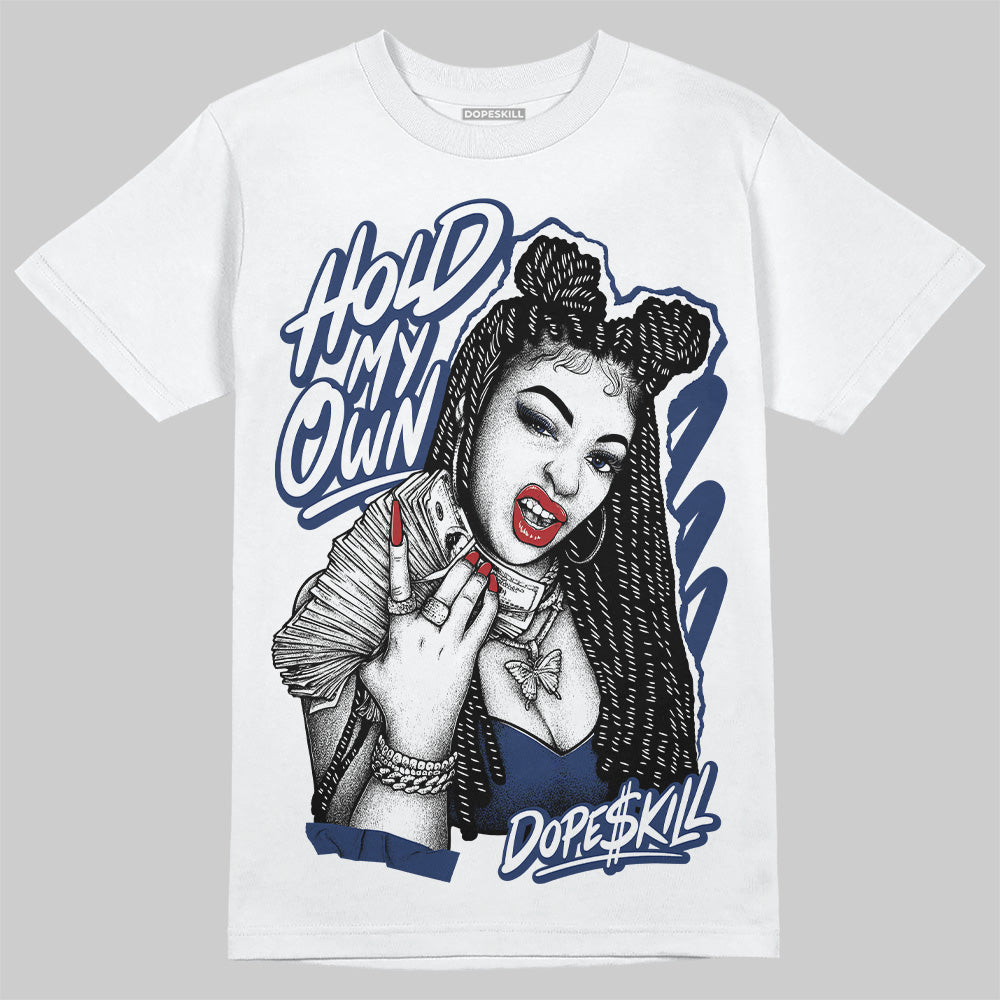 Jordan 6 Retro 'White And Midnight Navy' DopeSkill T-Shirt New H.M.O Graphic Streetwear - White