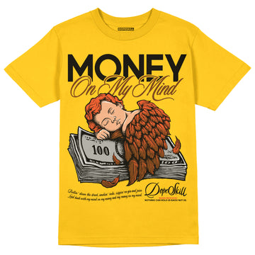 Yellow Sneakers DopeSkill Gold T-shirt MOMM Graphic Streetwear