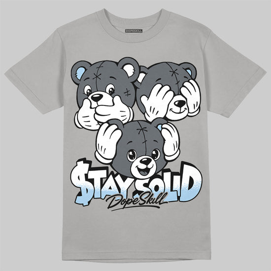 Jordan 5 Wolf Grey DopeSkill T-Shirt Stay Solid Graphic Streetwear - Gravel