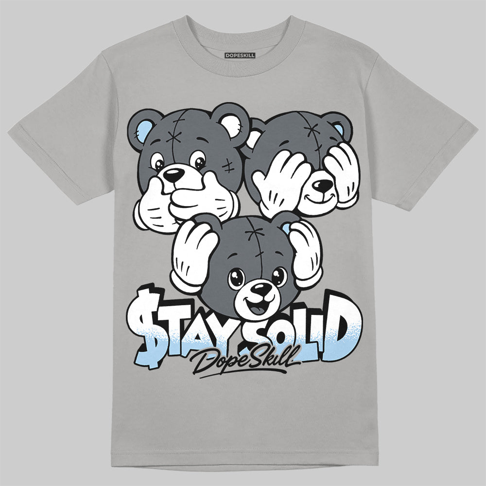 Jordan 5 Wolf Grey DopeSkill T-Shirt Stay Solid Graphic Streetwear - Gravel
