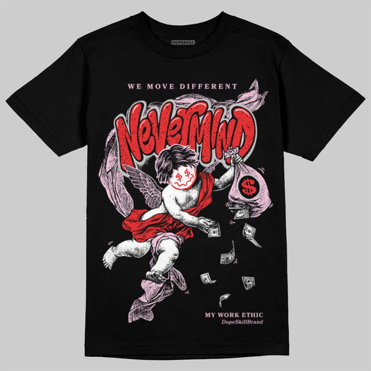 Awake NY x Air Jordan 5 Arctic Pink DopeSkill T-Shirt Nevermind Graphic Streetwear - Black