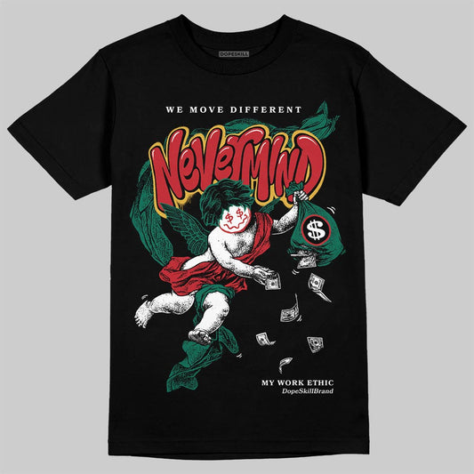 Jordan 3 Mexico 'El Vuelo' DopeSkill T-Shirt Nevermind Graphic Streetwear - Black