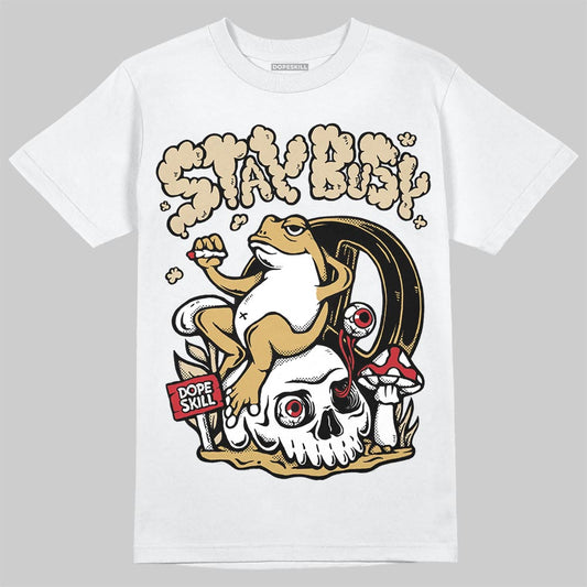 Jordan 4 Retro “Pizza” DopeSkill T-Shirt Stay Busy Graphic Streetwear - White