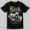 TAN Sneakers DopeSkill T-Shirt Risk Is Better Than Regret Graphic Streetwear - Black