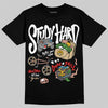 TAN  Sneakers DopeSkill T-Shirt Study Hard Graphic Streetwear - black
