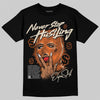 Jordan 3 “Starfish” DopeSkill T-Shirt Never Stop Hustling Graphic Streetwear - Black