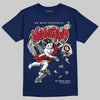 Jordan 11 “Rare Air” DopeSkill T-Shirt Nevermind Graphic Streetwear - Navy
