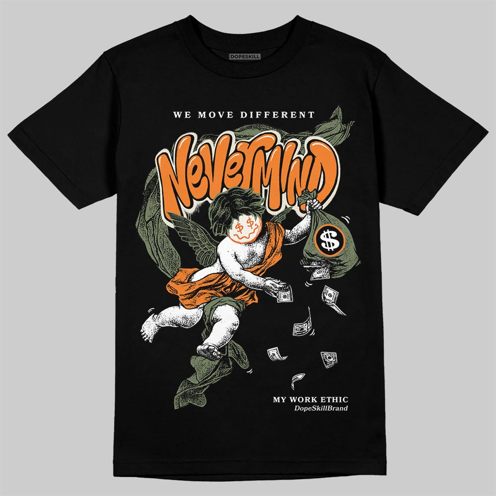 Jordan 4 Retro OG SP Undefeated (2025) DopeSkill T-Shirt Nevermind Graphic Streetwear - black