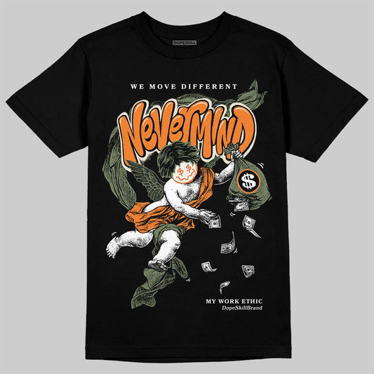 Jordan 4 Retro OG SP Undefeated (2025) DopeSkill T-Shirt Nevermind Graphic Streetwear - black