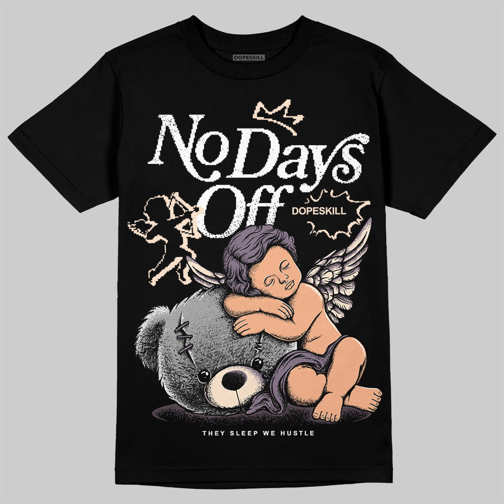 A Ma Maniere x Air Jordan 4 "Phantom" DopeSkill T-Shirt New No Days Off Graphic Streetwear - Black