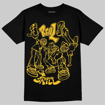 Yellow Sneakers DopeSkill T-Shirt Real Y2K Players Graphic Streetwear - Black