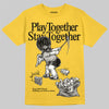 Jordan 4 Thunder DopeSkill T-Shirt Play together, Stay together Graphic Streetwear  Tour Yellow