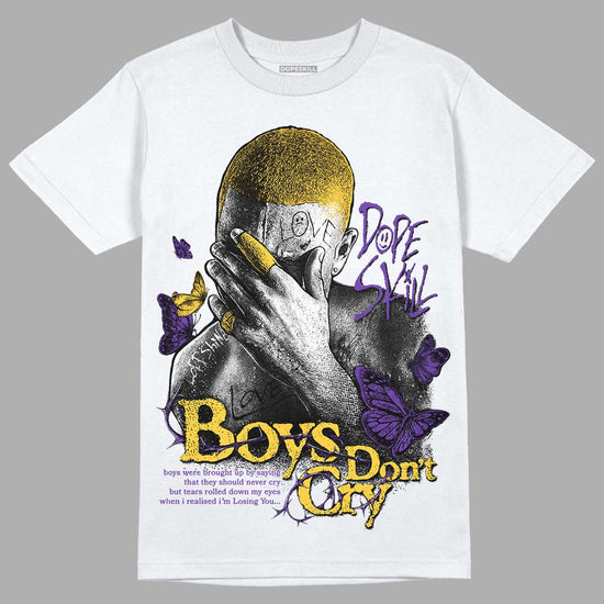 Jordan 12 “Field Purple” DopeSkill T-Shirt Boys Don't Cry Graphic Streetwear - White