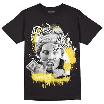 Jordan 11 Low 'Yellow Snakeskin' DopeSkill T-Shirt Hold My Own Graphic Streetwear - Black