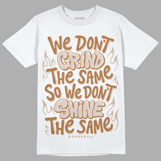 Jordan 3 Retro Palomino DopeSkill T-Shirt Grind Shine Graphic Streetwear - White