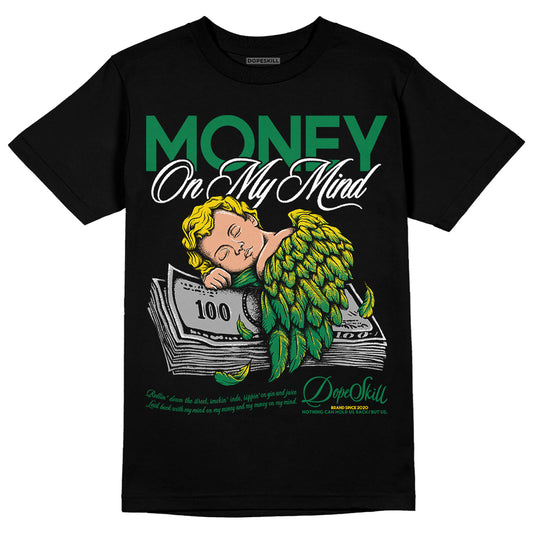 Jordan 5 “Lucky Green” DopeSkill T-Shirt MOMM Graphic Streetwear - Black