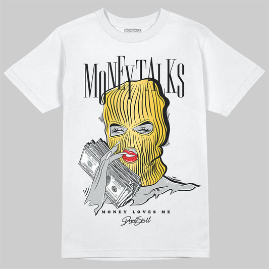 Jordan 12 "Phantom" DopeSkill T-Shirt Money Talks Graphic Streetwear - White