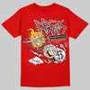 Adidas Samba OG Cloud White Better Scarlet Supplier Colour DopeSkill T-Shirt Break Through Graphic Streetwear - Red