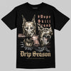 TAN Sneakers DopeSkill T-Shirt New Drip Season Graphic Streetwear- Black