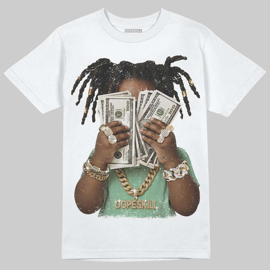 Asics Gel-Kayano 12.1 White/Menthol DopeSkill T-Shirt Rich Youth Graphic Streetwear - White 