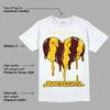 Yellow Bordeaux DopeSkill T-Shirt Juneteenth Heart Graphic