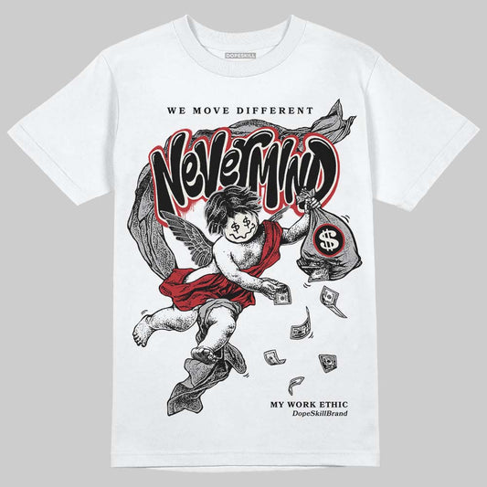 Nigel Sylvester x Jordan 1 Low OG “Nitro” DopeSkill T-Shirt Nevermind Graphic Streetwear - White