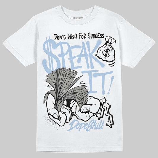 New Balance Abzorb 2000 “Silver/Blue” DopeSkill T-Shirt Speak It Graphic Streetwear - White