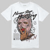 Jordan 1 Low OG “Rust Pink” DopeSkill T-Shirt Never Stop Hustling Graphic Streetwear - White