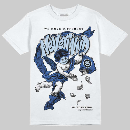 Awake NY x Jordan 5 Retro 'Black Racer Blue' DopeSkill T-Shirt Nevermind Graphic Streetwear - White