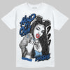 Air Foamposite One “International Blue” DopeSkill T-Shirt New H.M.O Graphic Streetwear - White