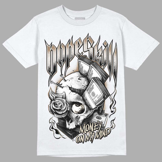 Jordan 5 SE “Sail” DopeSkill T-Shirt Money On My Mind Graphic Streetwear - WHite 