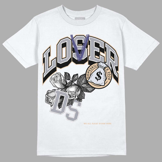 Jordan 4 Retro Frozen Moments DopeSkill T-Shirt Loser Lover Graphic Streetwear - White 