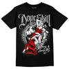 Jordan 1 Low OG “Shadow” DopeSkill T-Shirt Money Loves Me Graphic Streetwear - Black