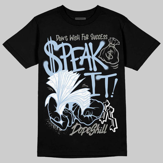 New Balance Abzorb 2000 “Silver/Blue” DopeSkill T-Shirt Speak It Graphic Streetwear - Black