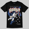 Jordan 1 Low Travis Scott x Fragment DopeSkill T-Shirt Nevermind Graphic Streetwear - Black