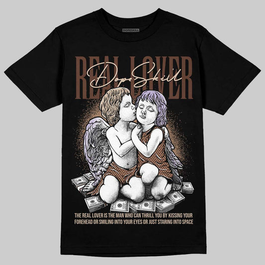 Harris Tweed x Wmns Dunk Low 'Sesame' DopeSkill T-Shirt Real Lover Graphic Streetwear - Black