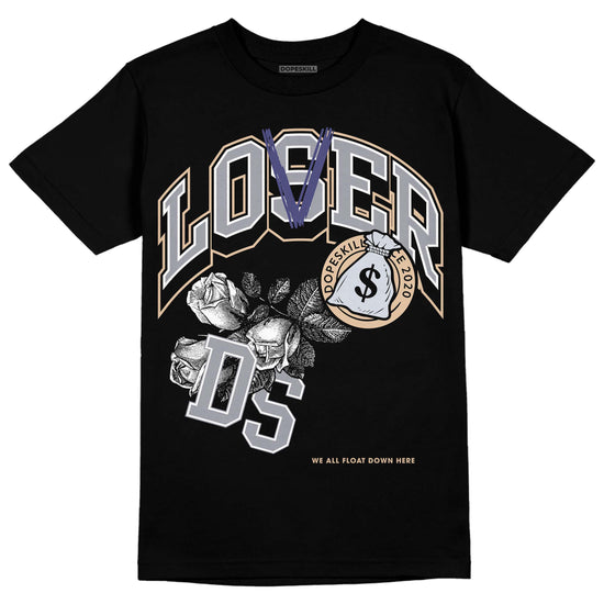 Jordan 4 Retro Frozen Moments DopeSkill T-Shirt Loser Lover Graphic Streetwear - Black 