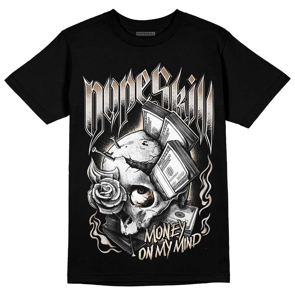 Jordan 5 SE “Sail” DopeSkill T-Shirt Money On My Mind Graphic Streetwear - Black